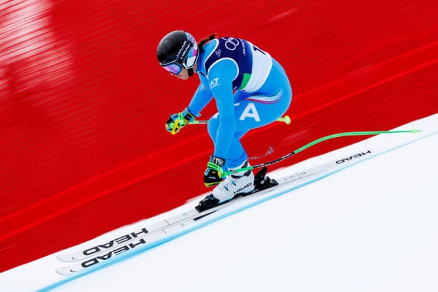 OLYMPICS - Winter Olympic Games, Olympische Spiele, Olympia, OS Milano Cortina 2026 CORTINA D AMPEZZO,ITALY,09.FEB.26 - OLYMPICS, ALPINE SKIING - Winter Olympic Games Milano Cortina 2026, downhill training, women. Image shows Elena Curtoni (ITA).  GEPAxpictures xMaticxKlansek