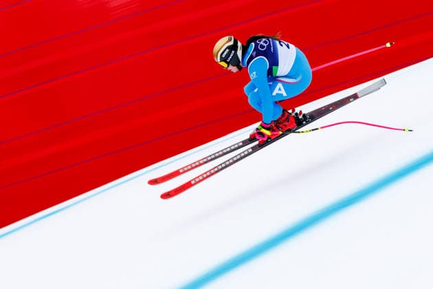 OLYMPICS - Winter Olympic Games, Olympische Spiele, Olympia, OS Milano Cortina 2026 CORTINA D AMPEZZO,ITALY,09.FEB.26 - OLYMPICS, ALPINE SKIING - Winter Olympic Games Milano Cortina 2026, downhill training, women. Image shows Nadia Delago (ITA).  GEPAxpictures xMaticxKlansek