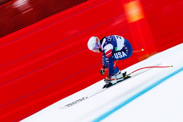 OLYMPICS - Winter Olympic Games, Olympische Spiele, Olympia, OS Milano Cortina 2026 CORTINA D AMPEZZO,ITALY,09.FEB.26 - OLYMPICS, ALPINE SKIING - Winter Olympic Games Milano Cortina 2026, downhill training, women. Image shows Keely Cashman (USA).  GEPAxpictures xMaticxKlansek