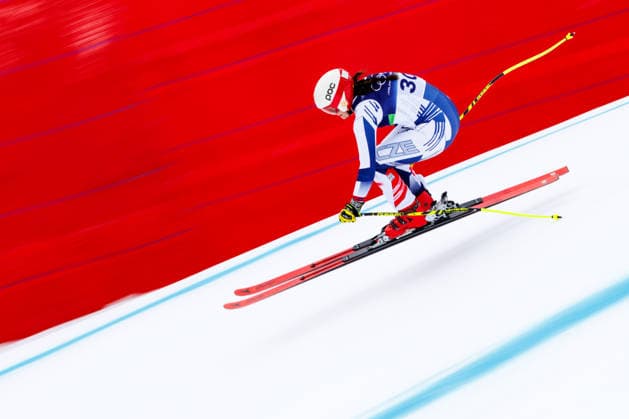 OLYMPICS - Winter Olympic Games, Olympische Spiele, Olympia, OS Milano Cortina 2026 CORTINA D AMPEZZO,ITALY,09.FEB.26 - OLYMPICS, ALPINE SKIING - Winter Olympic Games Milano Cortina 2026, downhill training, women. Image shows Elisa Maria Negri (CZE).  GEPAxpictures xMaticxKlansek