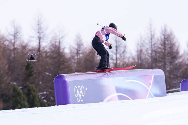 09 02 2026, Livigno, Snow Park, Winter Olympics: Women s Freeski Slopestyle Final, 10 Anni Karava (Finland) Livigno Snow Park Lombardy Italy *** 09 02 2026, Livigno, Snow Park, Winter Olympics Women s Freeski Slopestyle Final, 10 Anni Karava Finland Livigno Snow Park Lombardy Italy Copyright: xJustPictures.ch JarixPestelaccix jp-en-JaPe-DSC07432-20260209