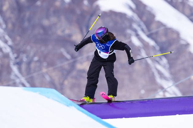 09 02 2026, Livigno, Snow Park, Winter Olympics: Women s Freeski Slopestyle Final, 1 Mathilde Gremaud (Switzerland) Livigno Snow Park Lombardy Italy *** 09 02 2026, Livigno, Snow Park, Winter Olympics Women s Freeski Slopestyle Final, 1 Mathilde Gremaud Switzerland Livigno Snow Park Lombardy Italy Copyright: xJustPictures.ch JarixPestelaccix jp-en-JaPe-DSC07710-20260209
