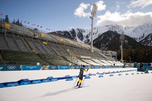 260209 Sebastian Samuelsson of Sweden at a biathlon training session during day 3 of the 2026 Winter Olympics on February 9, 2026 in Anterselva. Photo: Mathias Bergeld BILDBYRAN kod MB MB1317 skidskytte biathlon skiskyting Olympic Games, Olympische Spiele, Olympia, OS olympics winter olympics os ol olympiska spel vinter-os olympiske leker milano cortina 2026 milan cortina 2026 milano cortina 2026 olympic games milano cortina 2026 winter olympic games milano cortina-os milano cortina-ol vinter-ol 3 bbeng trening training träning sweden sverige *** 260209 Sebastian Samuelsson of Sweden at a biathlon training session during day 3 of the 2026 Winter Olympics on February 9, 2026 in Anterselva Photo Mathias Bergeld BILDBYRAN code MB MB1317 biathlon biathlon olympic games olympics olympics winter olympics os ol olympiska spel vinter os olympiske leker milano cortina 2026 milan cortina 2026 milano cortina 2026 olympic games milano cortina 2026 winter olympic games milano cortina os milano cortina ol vinter ol 3 bbeng trening träning träning sweden sverige  Copyright: MATHIASxBERGELD BB260209MB021