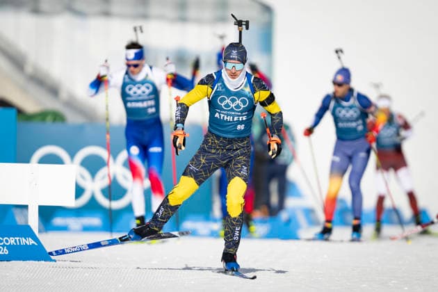 ANTERSELVA, ITALY 20260209 Biathlete Jesper Nelin during today s training for the distance race during the Winter Olympics in Milan Cortina. ANTERSELVA ITALY x10050x *** ANTERSELVA, ITALY 20260209 Biathlete Jesper Nelin during today s training for the distance race during the Winter Olympics in Milan Cortina ANTERSELVA ITALY x10050x  Copyright: xPontusxLundahl TTx 2026 OLYMPICS BIETAR SHOOT TRAINING