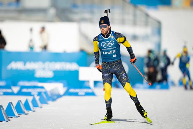 ANTERSELVA, ITALY 20260209 Biathlete Malte Stefansson during today s training for the distance race during the Winter Olympics in Milan Cortina. ANTERSELVA ITALY x10050x *** ANTERSELVA, ITALY 20260209 Biathlete Malte Stefansson during today s training for the distance race during the Winter Olympics in Milan Cortina ANTERSELVA ITALY x10050x  Copyright: xPontusxLundahl TTx 2026 OLYMPICS BIB SHOOTING TRAINING
