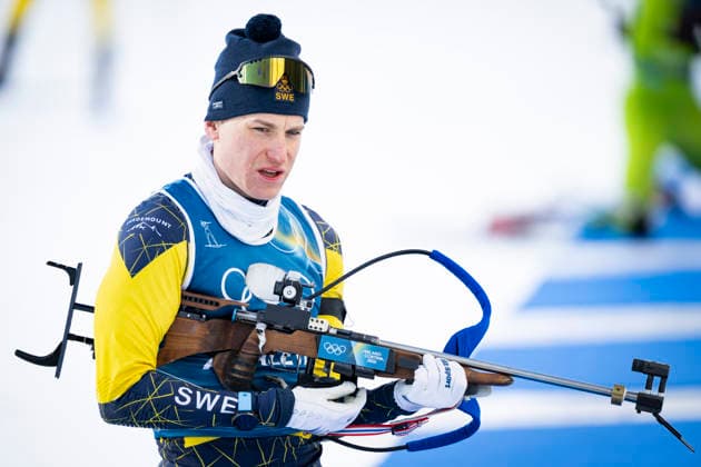 ANTERSELVA, ITALY 20260209 Biathlete Martin Ponsilouma during today s training for the distance race during the Winter Olympics in Milan Cortina. ANTERSELVA ITALY x10050x *** ANTERSELVA, ITALY 20260209 Biathlete Martin Ponsilouma during today s training for the distance race during the Winter Olympics in Milan Cortina ANTERSELVA ITALY x10050x  Copyright: xPontusxLundahl TTx 2026 OLYMPICS BIB SHOOTING TRAINING