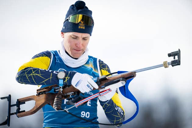 ANTERSELVA, ITALY 20260209 Biathlete Martin Ponsilouma during today s training for the distance race during the Winter Olympics in Milan Cortina. ANTERSELVA ITALY x10050x *** ANTERSELVA, ITALY 20260209 Biathlete Martin Ponsilouma during today s training for the distance race during the Winter Olympics in Milan Cortina ANTERSELVA ITALY x10050x  Copyright: xPontusxLundahl TTx 2026 OLYMPICS BIETAR SHOOT TRAINING