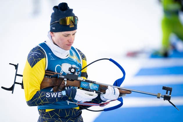 ANTERSELVA, ITALY 20260209 Biathlete Martin Ponsilouma during today s training for the distance race during the Winter Olympics in Milan Cortina. ANTERSELVA ITALY x10050x *** ANTERSELVA, ITALY 20260209 Biathlete Martin Ponsilouma during today s training for the distance race during the Winter Olympics in Milan Cortina ANTERSELVA ITALY x10050x  Copyright: xPontusxLundahl TTx 2026 OLYMPICS BIB SHOOTING TRAINING