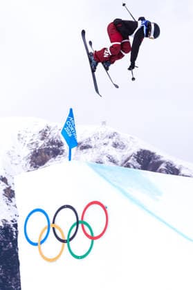 09 02 2026, Livigno, Snow Park, Winter Olympics: Women s Freeski Slopestyle Final, 2 Megan Oldham (Canada) Livigno Snow Park Lombardy Italy *** 09 02 2026, Livigno, Snow Park, Winter Olympics Women s Freeski Slopestyle Final, 2 Megan Oldham Canada Livigno Snow Park Lombardy Italy Copyright: xJustPictures.ch JarixPestelaccix jp-en-JaPe-DSC05263-20260209