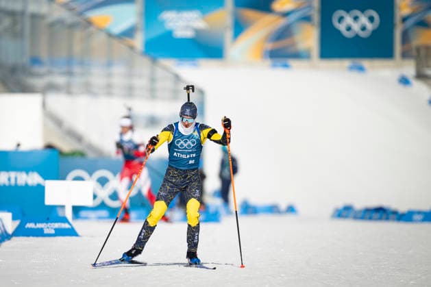 ANTERSELVA, ITALY 20260209 Biathlete Jesper Nelin during today s training for the distance race during the Winter Olympics in Milan Cortina. ANTERSELVA ITALY x10050x *** ANTERSELVA, ITALY 20260209 Biathlete Jesper Nelin during today s training for the distance race during the Winter Olympics in Milan Cortina ANTERSELVA ITALY x10050x  Copyright: xPontusxLundahl TTx 2026 OLYMPICS BIB SHOOTING TRAINING