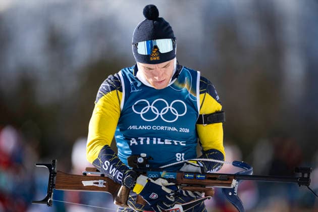 ANTERSELVA, ITALY 20260209 Biathlete Sebastian Samuelsson during today s training for the distance race during the Winter Olympics in Milan Cortina. ANTERSELVA ITALY x10050x *** ANTERSELVA, ITALY 20260209 Biathlete Sebastian Samuelsson during today s training for the distance race during the Winter Olympics in Milan Cortina ANTERSELVA ITALY x10050x  Copyright: xPontusxLundahl TTx 2026 OLYMPICS BIETAR SHOOT TRAINING