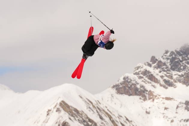 February 9, 2026, Livigno, Italy: Anni Karava, of Finland, competes in the women s freeski slopestyle final at the Milano Cortina 2026 Winter Olympic Games, Olympische Spiele, Olympia, OS in Livigno, Italy on Monday, Feb. 9, 2026. Canada News - February 9, 2026  - ZUMAc35_ 20260209_zaf_c35_011 Copyright: xSeanxKilpatrickx