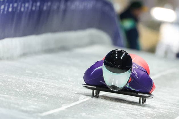 GIOCHI OLIMPICI - Olimpiadi Invernali Milano-Cortina 2026 - Skeleton Milano Cortina 2026 - XXV Olympic Winter games, Winterspiele,Spiele, Summer games Cortina D Ampezzo - Italy Monday , February 9 , 2026 Skeleton - Men s Training BUFF Vinzenz (SUI) Cortina D Ampezzo Italy  Copyright: xIPAxSport ABACAx