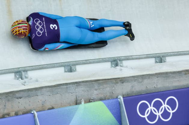 GIOCHI OLIMPICI - Olimpiadi Invernali Milano-Cortina 2026 - Skeleton Milano Cortina 2026 - XXV Olympic Winter games, Winterspiele,Spiele, Summer games Cortina D Ampezzo - Italy Monday , February 9 , 2026 Skeleton - Men s Training GASPARI Mattia (ITA) Cortina D Ampezzo Italy  Copyright: xIPAxSport ABACAx