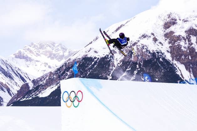 09 02 2026, Livigno, Snow Park, Winter Olympics: Women s Freeski Slopestyle Final, 1 Mathilde Gremaud (Switzerland) Livigno Snow Park Lombardy Italy *** 09 02 2026, Livigno, Snow Park, Winter Olympics Women s Freeski Slopestyle Final, 1 Mathilde Gremaud Switzerland Livigno Snow Park Lombardy Italy Copyright: xJustPictures.ch JarixPestelaccix jp-en-JaPe-DSC05435-20260209
