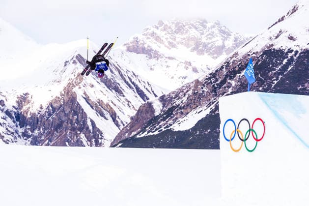 09 02 2026, Livigno, Snow Park, Winter Olympics: Women s Freeski Slopestyle Final, 1 Mathilde Gremaud (Switzerland) Livigno Snow Park Lombardy Italy *** 09 02 2026, Livigno, Snow Park, Winter Olympics Women s Freeski Slopestyle Final, 1 Mathilde Gremaud Switzerland Livigno Snow Park Lombardy Italy Copyright: xJustPictures.ch JarixPestelaccix jp-en-JaPe-DSC05454-20260209