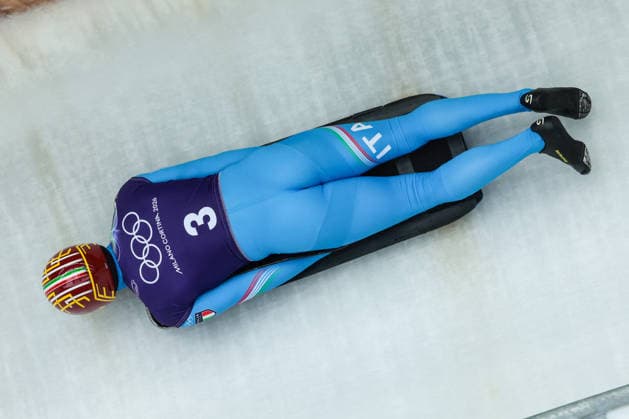 GIOCHI OLIMPICI - Olimpiadi Invernali Milano-Cortina 2026 - Skeleton Milano Cortina 2026 - XXV Olympic Winter games, Winterspiele,Spiele, Summer games Cortina D Ampezzo - Italy Monday , February 9 , 2026 Skeleton - Men s Training GASPARI Mattia (ITA) Cortina D Ampezzo Italy  Copyright: xIPAxSport ABACAx