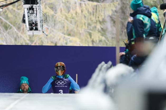 GIOCHI OLIMPICI - Olimpiadi Invernali Milano-Cortina 2026 - Skeleton Milano Cortina 2026 - XXV Olympic Winter games, Winterspiele,Spiele, Summer games Cortina D Ampezzo - Italy Monday , February 9 , 2026 Skeleton - Men s Training GASPARI Mattia (ITA) Cortina D Ampezzo Italy  Copyright: xIPAxSport ABACAx