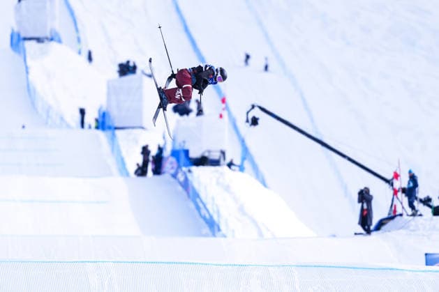 09 02 2026, Livigno, Snow Park, Winter Olympics: Women s Freeski Slopestyle Final, 2 Megan Oldham (Canada) Livigno Snow Park Lombardy Italy *** 09 02 2026, Livigno, Snow Park, Winter Olympics Women s Freeski Slopestyle Final, 2 Megan Oldham Canada Livigno Snow Park Lombardy Italy Copyright: xJustPictures.ch JarixPestelaccix jp-en-JaPe-DSC08204-20260209