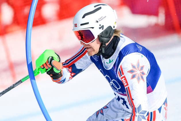 OLYMPICS - Winter Olympic Games, Olympische Spiele, Olympia, OS Milano Cortina 2026 BORMIO,ITALY,09.FEB.26 - OLYMPICS, ALPINE SKIING - Winter Olympic Games Milano Cortina 2026, team combined, slalom, men. Image shows Timon Haugan (NOR).  GEPAxpictures xWolfgangxGrebien