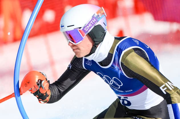 OLYMPICS - Winter Olympic Games, Olympische Spiele, Olympia, OS Milano Cortina 2026 BORMIO,ITALY,09.FEB.26 - OLYMPICS, ALPINE SKIING - Winter Olympic Games Milano Cortina 2026, team combined, slalom, men. Image shows Eduard Hallenberg (FIN).  GEPAxpictures xWolfgangxGrebien