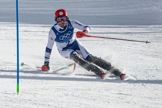 XXV Winter Olympic Games, Olympische Spiele, Olympia, OS Men s team combined downhill in Bormio, Italy, February 9, 2026. Czech skier Marek Muller competes in the race. (CTKxPhoto DavidxTanecek) CTKPhotoP2026020905562  CTKPhotoP2026020905562