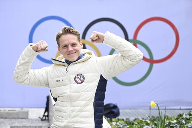 MILAN, ITALY 20260209 Norway s speed skater Bjorn Magnussen during a press conference, PK, Pressekonferenz in the Olympic Village during the Milan Olympics. *** The image is included in the SPORTS PACKAGE. For others PAID IMAGE *** MILANO ITALY x10070x *** MILAN, ITALY 20260209 Norway s speed skater Bjorn Magnussen during a press conference in the Olympic Village during the Milan Olympics The image is included in the SPORTS PACKAGE For others PAID IMAGE MILANO ITALY x10070x  Copyright: xJessicaxGow TTx OLYMPICS 2026 NORWAY