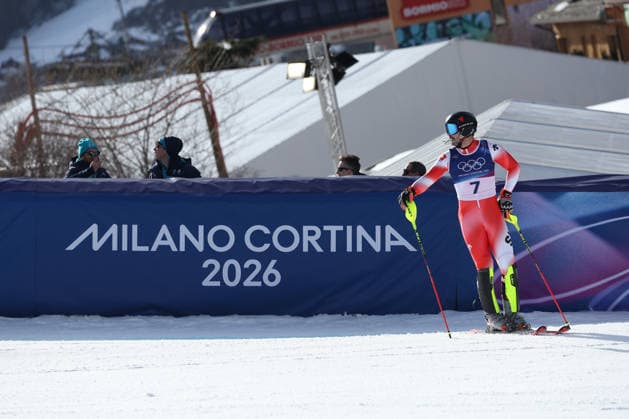 L Meillard (SUI) during the Olympic Winter games, Winterspiele,Spiele, Summer games Milano-Cortina 2026, Figure skating, Eiskunstlauf Team Event on february 08,2026 at Milano Ice Skating Arena in Milan, Italy during the Olympic Winter Games Milano-Cortina 2026, Figure Skating Team Event on february 08,2026 at Milano Ice Skating Arena in Milan, Italy during the Olympic Winter Games Milano-Cortina, Alpine Skiing Men s Combined Slalom on February 09, 2026 at Stelvio Ski Center in Bormio, Italy  Copyright: xSergioxBisi IPAxSportx xipa-agency.netx xx IPA_71180458 IPA_Agency_IPA71180458