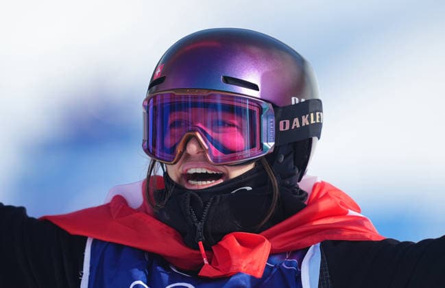 Mathilde Gremaud (Switzerland) celebrates winning gold during the Women s Freeski Slopestyle Freestyle Skiing competition on Day 3 of the Milano Cortina 2026 Winter Olympic Games, Olympische Spiele, Olympia, OS at Livigno Snow Park on February 9, 2026 in Livigno, Italy. Thor Wegner DeFodi Images (Photo by DeFodi Images) - *** Mathilde Gremaud Switzerland celebrates winning gold during the Women s Freeski Slopestyle Freestyle Skiing competition on Day 3 of the Milano Cortina 2026 Winter Olympic games at Livigno Snow Park on February 9, 2026 in Livigno, Italy Thor Wegner DeFodi Images Photo by DeFodi Images