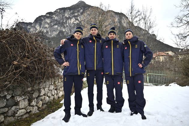 VAL DI FIEMME, ITALY 20260209 Edvin Anger at a press conference, PK, Pressekonferenz with the Swedish national ski team at Sweden Arena ahead of the women s sprint during the Winter Olympics in Val di Fiemme, Italy. *** The image is included in the SPORTS PACKAGE. For others PAYMENT IMAGE *** VAL DI FIEMME ITALY x10430x *** VAL DI FIEMME, ITALY 20260209 Edvin Anger at a press conference with the Swedish national ski team at Sweden Arena ahead of the women s sprint during the Winter Olympics in Val di Fiemme, Italy The image is included in the SPORTS PACKAGE For others PAYMENT IMAGE VAL DI FIEMME ITALY x10430x  Copyright: xChristinexOlsson TTx OLYMPICS 2026 SKIING