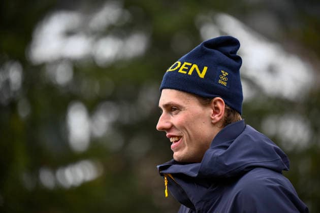 VAL DI FIEMME, ITALY 20260209 Edvin Anger at a press conference, PK, Pressekonferenz with the Swedish national ski team at Sweden Arena ahead of the women s sprint during the Winter Olympics in Val di Fiemme, Italy. *** The image is included in the SPORTS PACKAGE. For others PAYMENT IMAGE *** VAL DI FIEMME ITALY x10430x *** VAL DI FIEMME, ITALY 20260209 Edvin Anger at a press conference with the Swedish national ski team at Sweden Arena ahead of the women s sprint during the Winter Olympics in Val di Fiemme, Italy The image is included in the SPORTS PACKAGE For others PAYMENT IMAGE VAL DI FIEMME ITALY x10430x  Copyright: xChristinexOlsson TTx OLYMPICS 2026 SKIING
