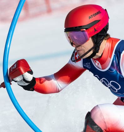 OLYMPICS - Winter Olympic Games, Olympische Spiele, Olympia, OS Milano Cortina 2026 BORMIO,ITALY,09.FEB.26 - OLYMPICS, ALPINE SKIING - Winter Olympic Games Milano Cortina 2026, team combined, slalom, men. Image shows Tanguy Nef (SUI).  GEPAxpictures xWolfgangxGrebien