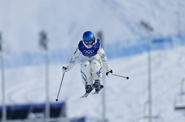 Ailing Eileeni Gu (People l Republic of China) competes during the Women s Freeski Slopestyle Freestyle Skiing competition on Day 3 of the Milano Cortina 2026 Winter Olympic Games, Olympische Spiele, Olympia, OS at Livigno Snow Park on February 9, 2026 in Livigno, Italy. Thor Wegner DeFodi Images (Photo by DeFodi Images) - *** Ailing Eileeni Gu People l Republic of China competes during the Women s Freeski Slopestyle Freestyle Skiing competition on Day 3 of the Milano Cortina 2026 Winter Olympic games at Livigno Snow Park on February 9, 2026 in Livigno, Italy Thor Wegner DeFodi Images Photo by DeFodi Images