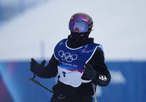Mathilde Gremaud (Switzerland) gestures during the Women s Freeski Slopestyle Freestyle Skiing competition on Day 3 of the Milano Cortina 2026 Winter Olympic Games, Olympische Spiele, Olympia, OS at Livigno Snow Park on February 9, 2026 in Livigno, Italy. Thor Wegner DeFodi Images (Photo by DeFodi Images) - *** Mathilde Gremaud Switzerland gestures during the Women s Freeski Slopestyle Freestyle Skiing competition on Day 3 of the Milano Cortina 2026 Winter Olympic games at Livigno Snow Park on February 9, 2026 in Livigno, Italy Thor Wegner DeFodi Images Photo by DeFodi Images
