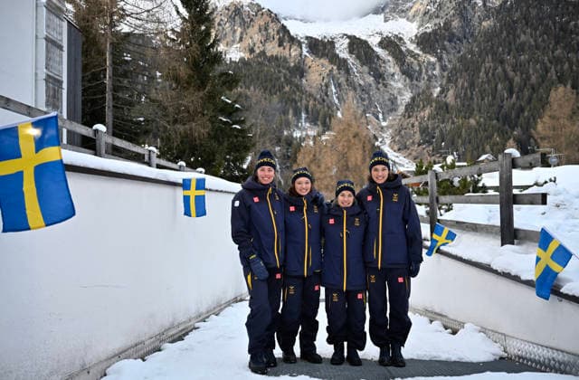 ANTERSELVA, ITALY 20260209 Biathletes Elvira Öberg, Linn Gestblom (formerly Persson), Anna Magnusson and Hanna Öberg before the distance race in the Olympics. *** The image is included in the SPORTS PACKAGE. For others PAYMENT IMAGE *** ANTERSELVA ITALY x10050x *** ANTERSELVA, ITALY 20260209 Biathletes Elvira Öberg, Linn Gestblom formerly Persson , Anna Magnusson and Hanna Öberg before the distance race in the Olympics The image is included in the SPORTS PACKAGE For others PAYMENT IMAGE ANTERSELVA ITALY x10050x  Copyright: xPontusxLundahl TTx 2026 OLYMPICS BIATHING PRESS RELEASE
