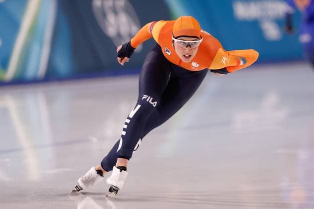 MILAN , 09-02-2026 , Milano Speed skating, Eisschnelllauf Stadium , season 2025 2026 , Olympic Winter games, Winterspiele,Spiele, Summer games 2026 - Speed Skating 1000m ladies, Picture shows Suzanne Schulting Olympic Winter Games 2026 - Speed Skating 1000m ladies  x201439292x Copyright: