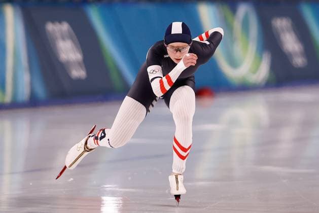 MILAN , 09-02-2026 , Milano Speed skating, Eisschnelllauf Stadium , season 2025 2026 , Olympic Winter games, Winterspiele,Spiele, Summer games 2026 - Speed Skating 1000m ladies, Picture shows Jeannine Rosner Olympic Winter Games 2026 - Speed Skating 1000m ladies  x201439379x Copyright: