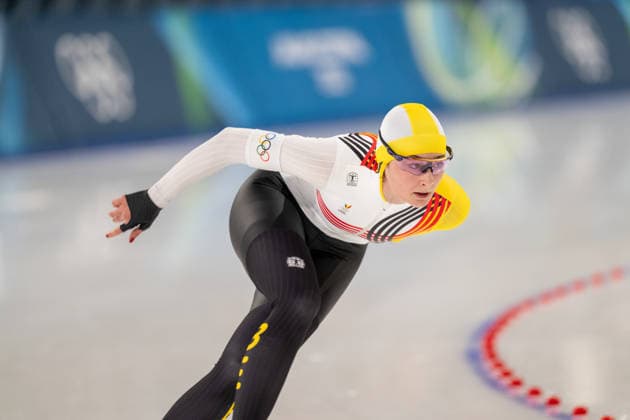 2026-02-09 - Milano Cortina 2026 Winter Olympics 1000m Women MILAN, ITALY - FEBRUARY 9: Fran Vanhoutte of Belgium during the 1000m Women on day 3 of the Milano Cortina 2026 Winter Olympics at the Milano Speed skating, Eisschnelllauf Arena on February 9, 2026 in Milan, Italy Milan Milano Speed Skating Arena Italy Content not available for redistribution in The Netherlands directly or indirectly through any third parties. Copyright: xAndrexWeeningx
