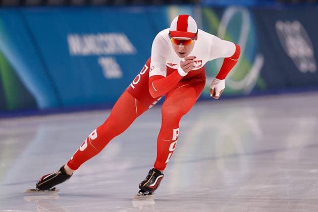 MILAN , 09-02-2026 , Milano Speed skating, Eisschnelllauf Stadium , season 2025 2026 , Olympic Winter games, Winterspiele,Spiele, Summer games 2026 - Speed Skating 1000m ladies, Picture shows Natalia Czerwonka Olympic Winter Games 2026 - Speed Skating 1000m ladies  x201439738x Copyright: