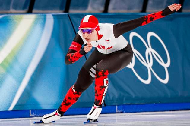 Rose Laliberte-Roy of Canada Women 1000m, Milano Cortina 2026 Winter Olympics: Day 3, Speed skating, Eisschnelllauf - Milano Cortina 2026 Winter Olympics: Day 3, Milano Speed Skating Stadium, February 9, 2026, Milan, Italy.