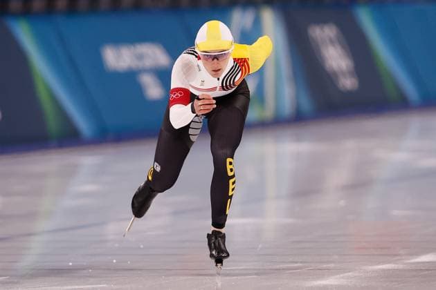MILAN , 09-02-2026 , Milano Speed skating, Eisschnelllauf Stadium , season 2025 2026 , Olympic Winter games, Winterspiele,Spiele, Summer games 2026 - Speed Skating 1000m ladies, Picture shows Isabelle Van Elst Olympic Winter Games 2026 - Speed Skating 1000m ladies  x201439752x Copyright: