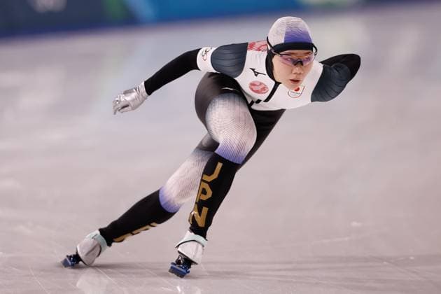 MILAN , 09-02-2026 , Milano Speed skating, Eisschnelllauf Stadium , season 2025 2026 , Olympic Winter games, Winterspiele,Spiele, Summer games 2026 - Speed Skating 1000m ladies, Picture shows Yukino Yoshida Olympic Winter Games 2026 - Speed Skating 1000m ladies  x201439765x Copyright: