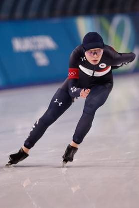 MILAN , 09-02-2026 , Milano Speed skating, Eisschnelllauf Stadium , season 2025 2026 , Olympic Winter games, Winterspiele,Spiele, Summer games 2026 - Speed Skating 1000m ladies, Picture shows Nikola Zdrahalova Olympic Winter Games 2026 - Speed Skating 1000m ladies  x201439767x Copyright: