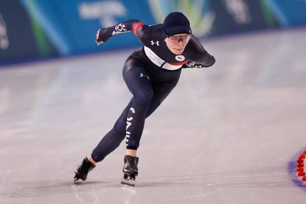 MILAN , 09-02-2026 , Milano Speed skating, Eisschnelllauf Stadium , season 2025 2026 , Olympic Winter games, Winterspiele,Spiele, Summer games 2026 - Speed Skating 1000m ladies, Picture shows Nikola Zdrahalova Olympic Winter Games 2026 - Speed Skating 1000m ladies  x201439768x Copyright: