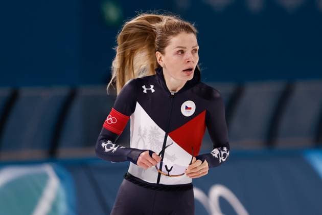 MILAN , 09-02-2026 , Milano Speed skating, Eisschnelllauf Stadium , season 2025 2026 , Olympic Winter games, Winterspiele,Spiele, Summer games 2026 - Speed Skating 1000m ladies, Picture shows Nikola Zdrahalova Olympic Winter Games 2026 - Speed Skating 1000m ladies  x201439770x Copyright:
