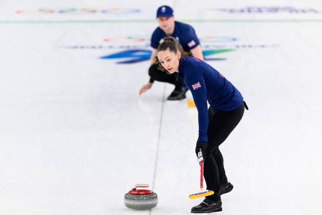 260209 Jennifer Dodds and Bruce Mouat of Great Britain competes in a round robin mixed doubles curling semifinal match between Great Britain and Sweden during day 3 of the 2026 Winter Olympics on February 9, 2026 in Cortina. Photo: Jon Olav Nesvold BILDBYRAN COP 217 JE0114 curling Olympic Games, Olympische Spiele, Olympia, OS olympics winter olympics os ol olympiska spel vinter-os olympiske leker milano cortina 2026 milan cortina 2026 milano cortina 2026 olympic games milano cortina 2026 winter olympic games milano cortina-os milano cortina-ol vinter-ol 3 bbeng *** 260209 Jennifer Dodds and Bruce Mouat of Great Britain competes in a round robin mixed doubles curling semifinal match between Great Britain and Sweden during day 3 of the 2026 Winter Olympics on February 9, 2026 in Cortina Photo Jon Olav Nesvold BILDBYRAN COP 217 JE0114 curling olympic games olympics winter olympics os ol olympiska spel vinter os olympiske leker milano cortina 2026 milan cortina 2026 milano cortina 2026 olympic games milano cortina 2026 winter olympic games milano cortina os milano cortina ol vinter ol 3 bbeng  Copyright: JONxOLAVxNESVOLD BB260209JE004