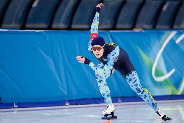 2026-02-09 Speed skating, Eisschnelllauf - Milano Cortina 2026 Winter Olympics - Day 3 MILAN, ITALY - FEBRUARY 9: Kristina Silaeva of Kazakhstan competing in the Women s 1000m during Day 3 of Speed Skating - Milano Cortina 2026 Winter Olympics at Milano Speed Skating Stadium on February 9, 2026 in Milan, Italy. (Photo by Joris Verwijst BSR Agency) Milan Italy Content not available for redistribution in The Netherlands directly or indirectly through any third parties. Copyright: xBSRxAgencyx