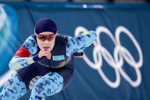 2026-02-09 Speed skating, Eisschnelllauf - Milano Cortina 2026 Winter Olympics - Day 3 MILAN, ITALY - FEBRUARY 9: Kristina Silaeva of Kazakhstan competing in the Women s 1000m during Day 3 of Speed Skating - Milano Cortina 2026 Winter Olympics at Milano Speed Skating Stadium on February 9, 2026 in Milan, Italy. (Photo by Joris Verwijst BSR Agency) Milan Italy Content not available for redistribution in The Netherlands directly or indirectly through any third parties. Copyright: xBSRxAgencyx