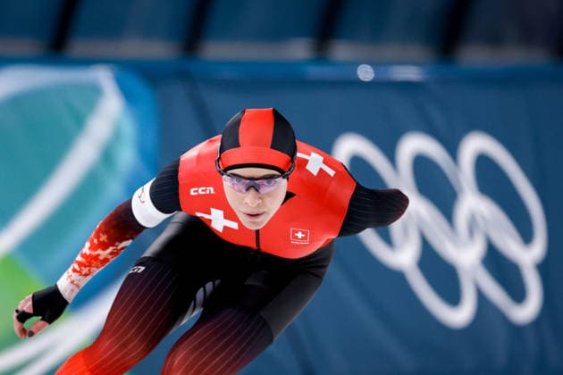 2026-02-09 Speed skating, Eisschnelllauf - Milano Cortina 2026 Winter Olympics - Day 3 MILAN, ITALY - FEBRUARY 9: Kaitlyn McGregor of Switzerland competing in the Women s 1000m during Day 3 of Speed Skating - Milano Cortina 2026 Winter Olympics at Milano Speed Skating Stadium on February 9, 2026 in Milan, Italy. (Photo by Joris Verwijst BSR Agency) Milan Italy Content not available for redistribution in The Netherlands directly or indirectly through any third parties. Copyright: xBSRxAgencyx