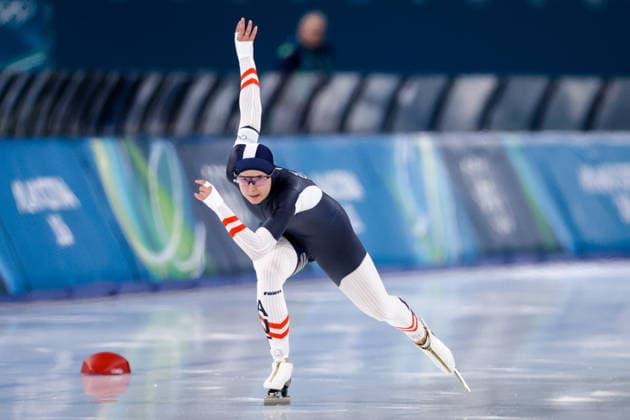 2026-02-09 Speed skating, Eisschnelllauf - Milano Cortina 2026 Winter Olympics - Day 3 MILAN, ITALY - FEBRUARY 9: Vanessa Herzog of Austria competing in the Women s 1000m during Day 3 of Speed Skating - Milano Cortina 2026 Winter Olympics at Milano Speed Skating Stadium on February 9, 2026 in Milan, Italy. (Photo by Joris Verwijst BSR Agency) Milan Italy Content not available for redistribution in The Netherlands directly or indirectly through any third parties. Copyright: xBSRxAgencyx